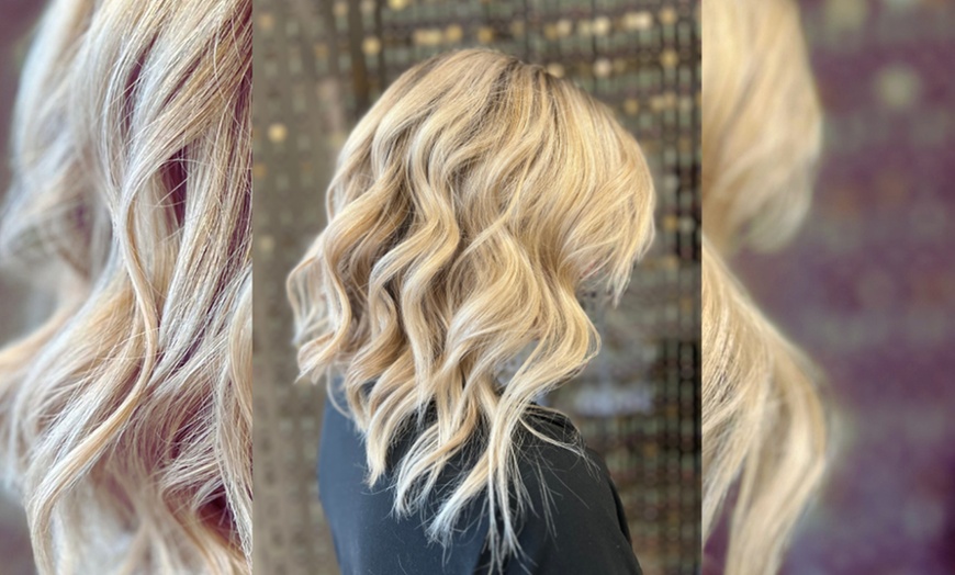 Image 1: Shampoo, Condition, Cut & Blow out + Touch-Up, Partial or Full Foil