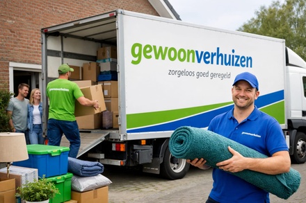 4 uur verhuizen incl. transport en 2 verhuizers - Gewoonverhuizen