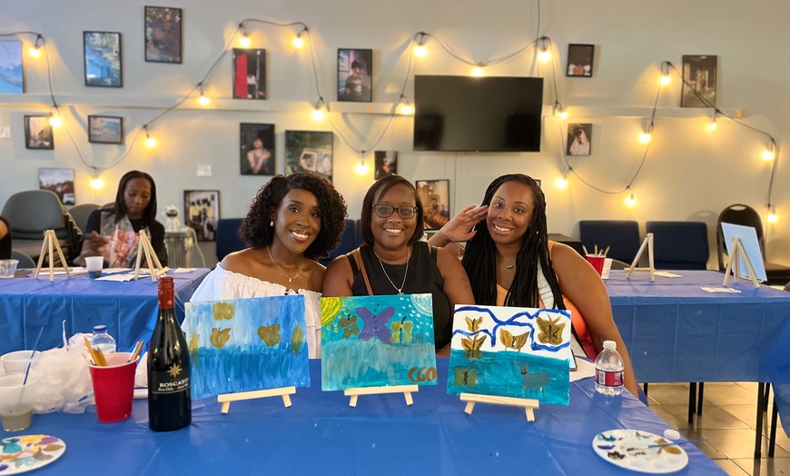Image 4: RnB Sip & Paint: A Creative Experience in Atlanta Area