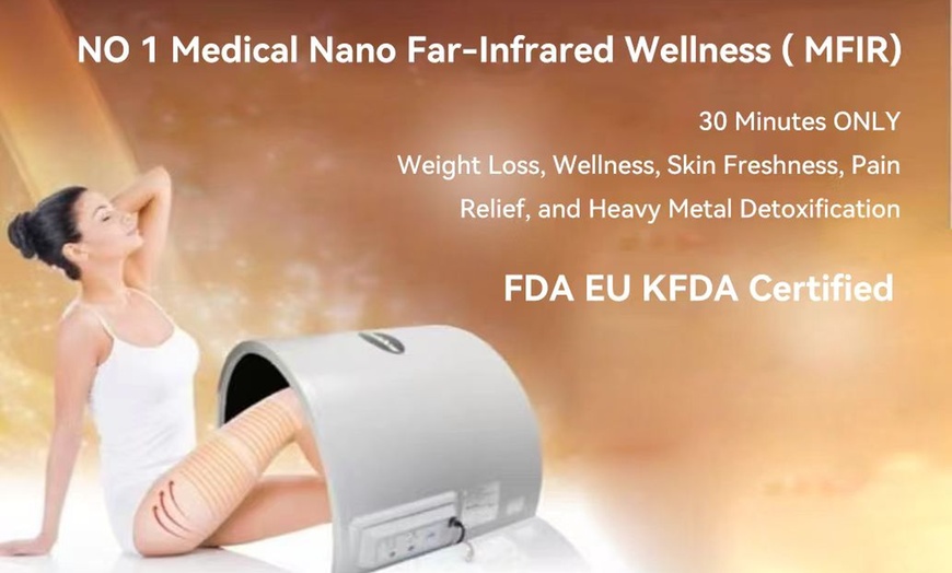 Image 1: 30- / 60-Min Nano Far-Infrared Wellness Session-1 Person(1 or 2 Areas)