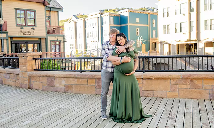 Experience April's Photography with 30 or 60 Minute Outdoor Maternity Sessions up to 80% Off