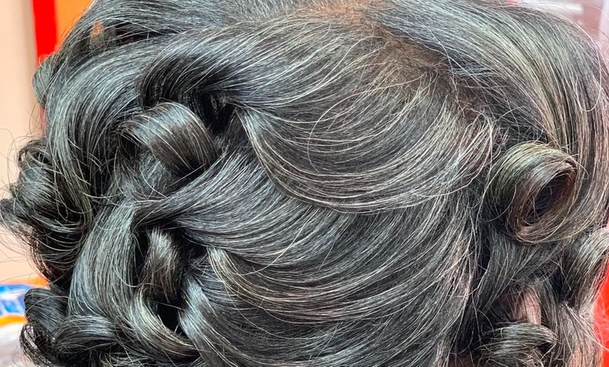 Image 3: Effortless Hair Style with Silk Press or Silk Press Spa + Opt Color