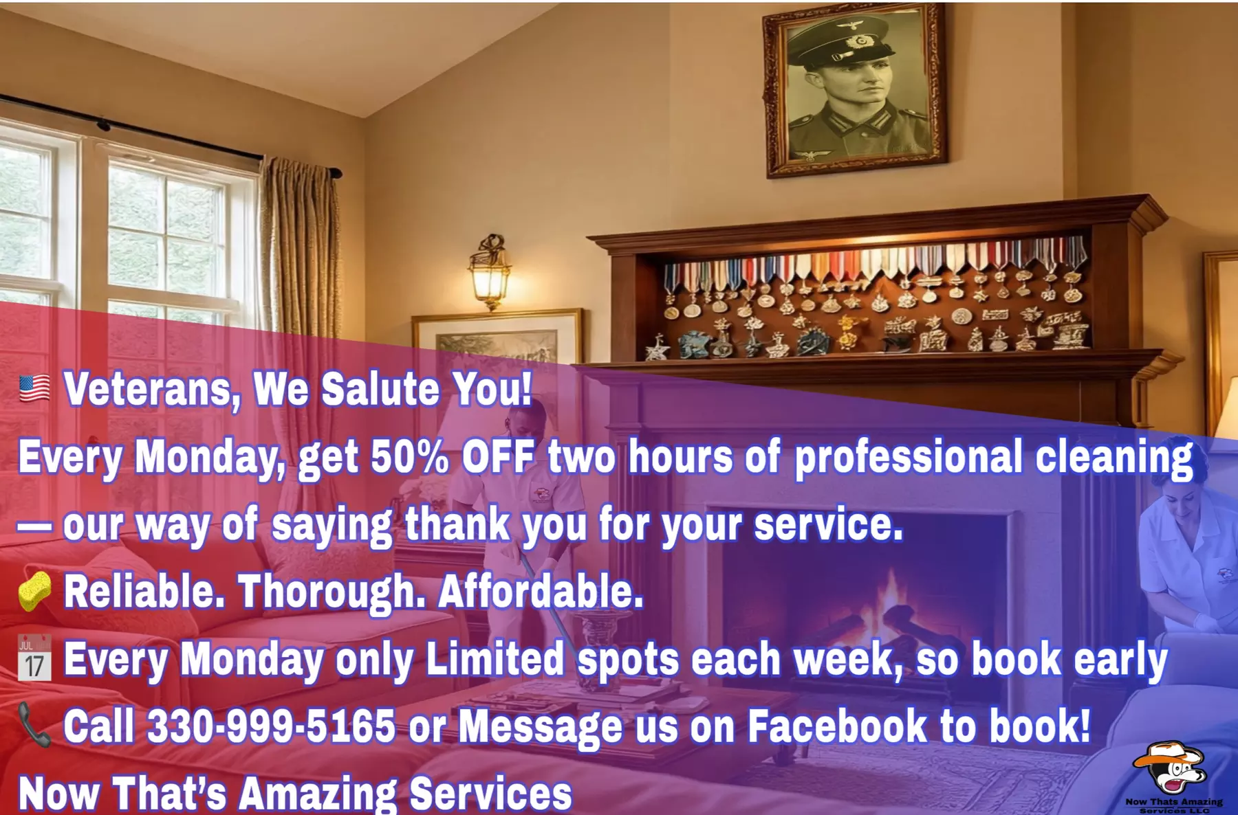 Up to 45% Off on House / Room Cleaning at Now Thats Amazing Services LLC