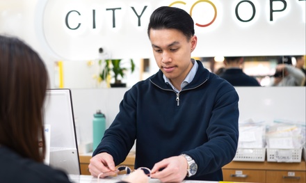 Comprehensive eye examination with OCT scanning and retinal photography for one person + free single-vision glasses - City Optics Optometrist Penrith