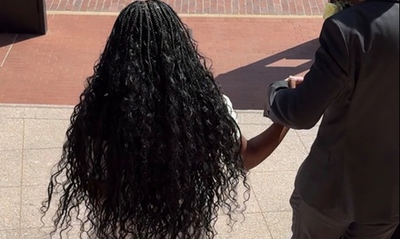 Small Knotless Braids ;Merchant may collect additional fees for New Clients - Dose Braids
