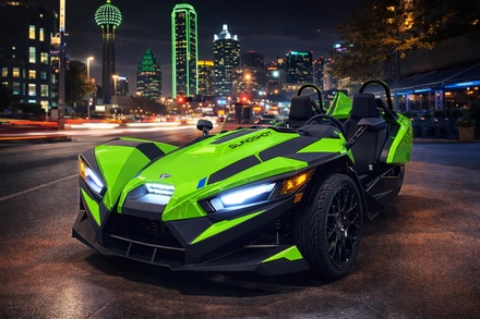 2-Hour Polaris Slingshot Rental - Prestige Black Rentals in Dallas, TX