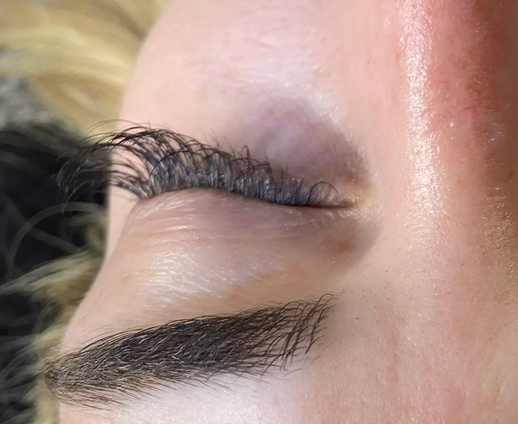 Unique Style with Lash Set, Monthly Fill & Feather Hair Extensions