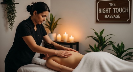 One 60-Minute Full Body Massage + Aromatherapy and Rapid Tension Release - The Right Touch Massage