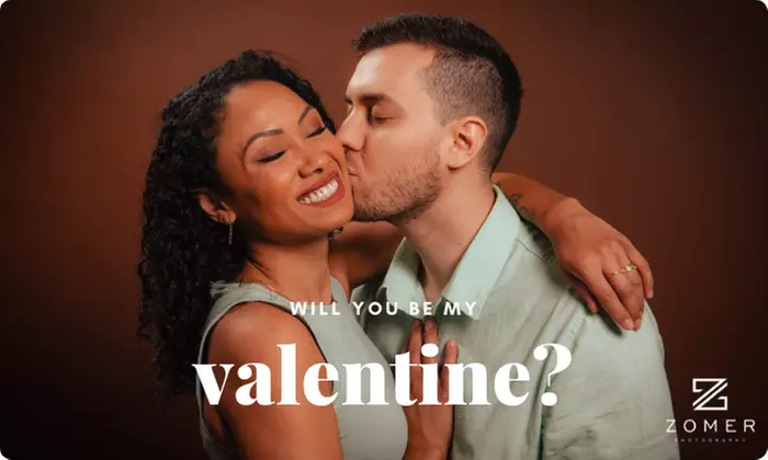 45 Min. Valentinstags-Fotoshooting inkl. 2-5 Bilder als Datei