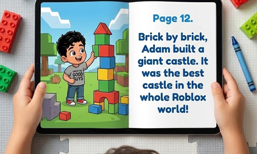 Image 2: Personalized PDF Storybook: Your Child As A Cartoon Hero