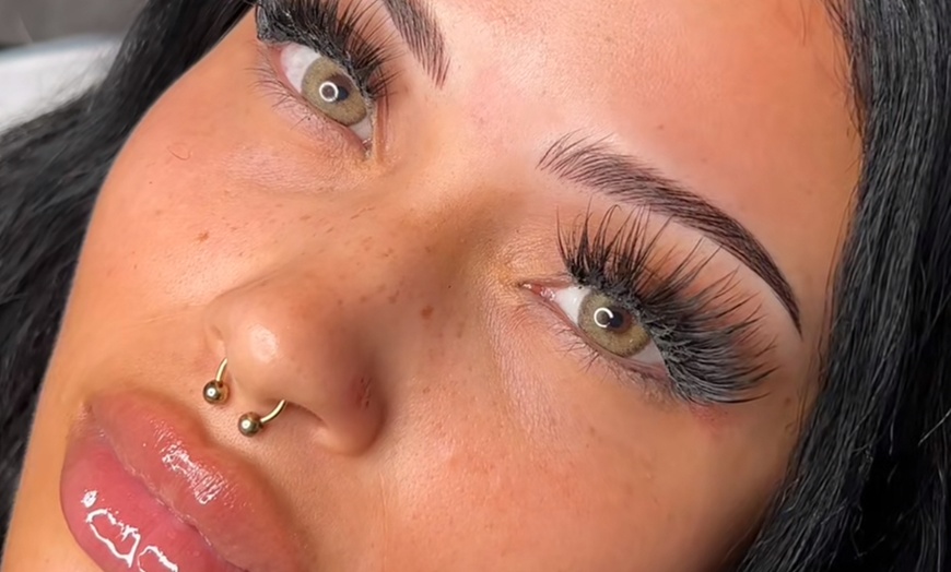 Image 1: Enhance your look with back facials, brow tinting, and microblading