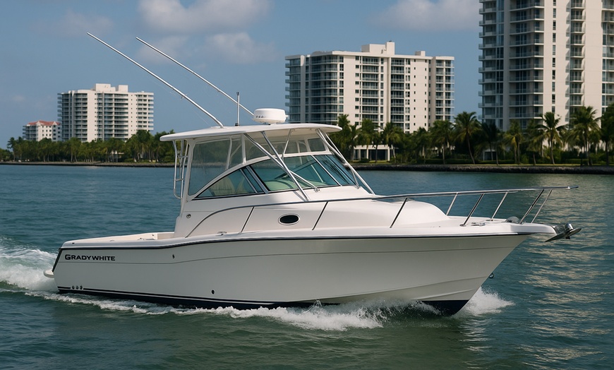 Image 1: Up to 60% Off Private Boat Charter to Miami's Famous Sandbars