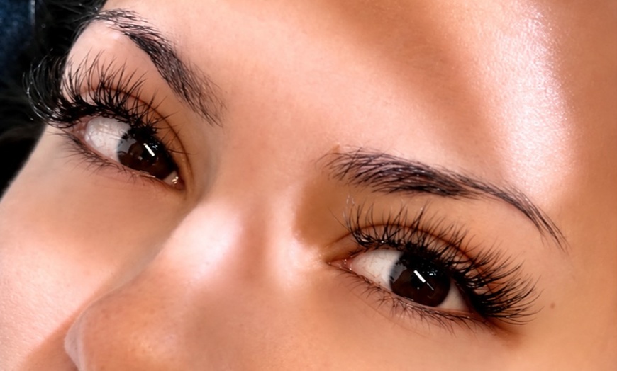 Image 4: Full Set Eyelash Extension with Brow Tint, Complimentary Aftercare Kit