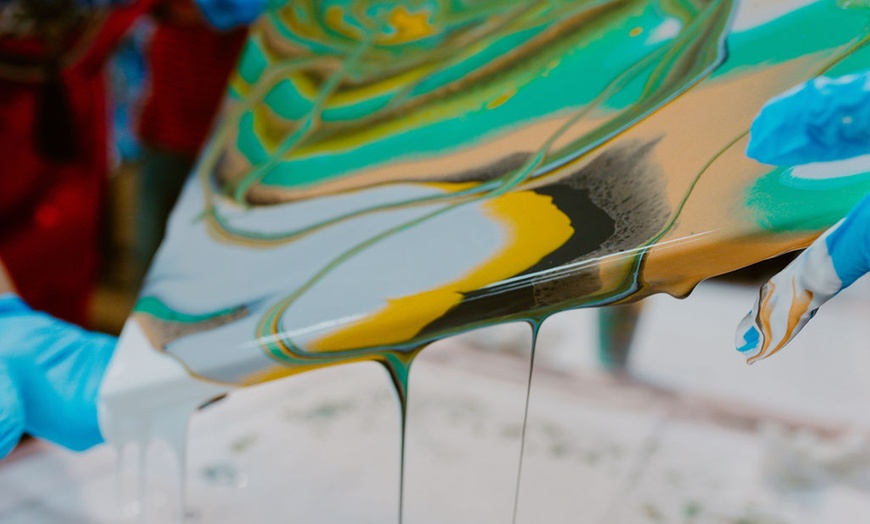 Image 5: Fluid Art Experience for Two: Easy, Fun and Memorable