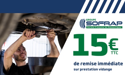 Forfait vidange 10W40 avec remplacement du filtre à huile - Pneus & Services Vannes (Groupe Sofrap)