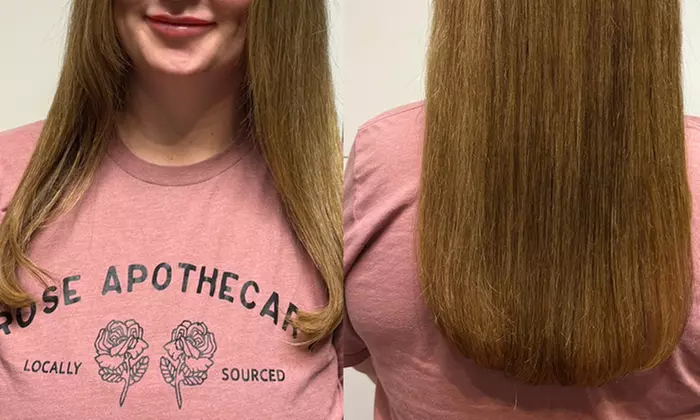Smooth, Frizz-Free Hair with Brazilian Blowout or Keratin Treatment
