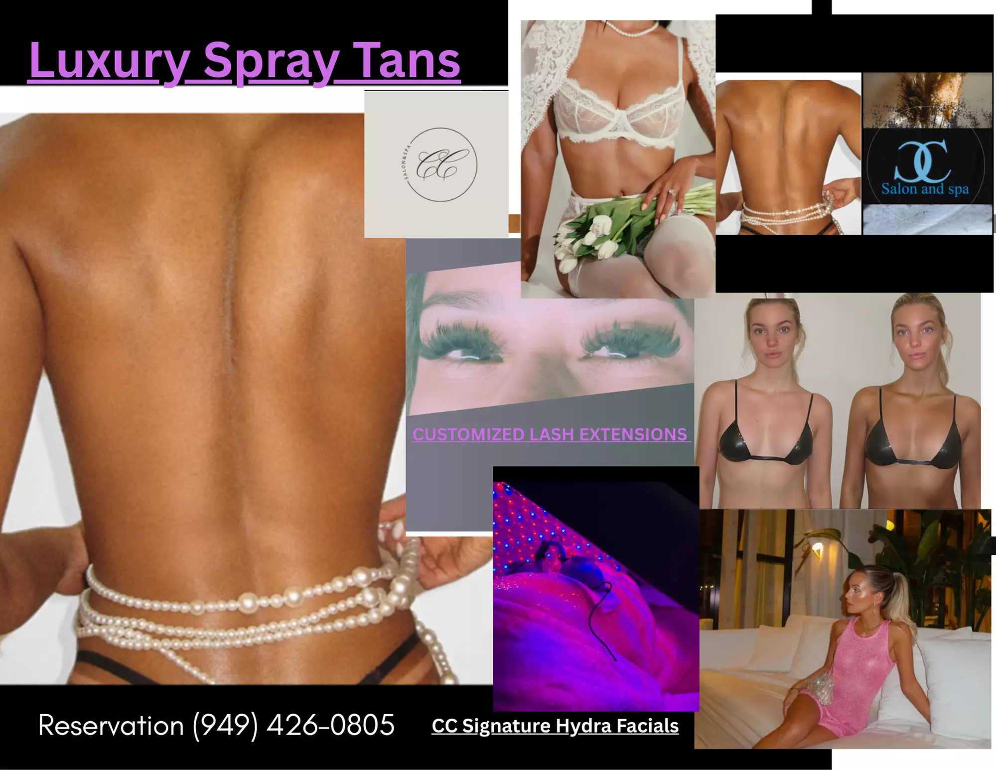 Luxury Spray Tan Sessions with Sculpt Enhance Options