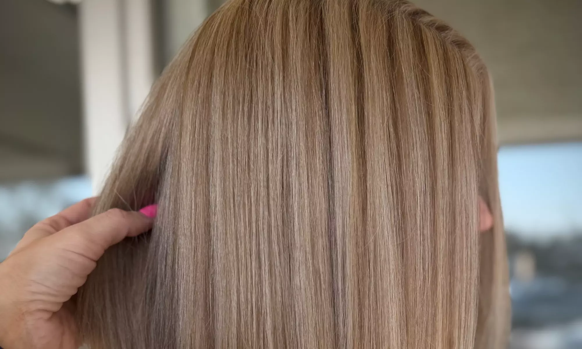 All Over Color, Full Highlights and Toner or Tint Retouch with Haircut