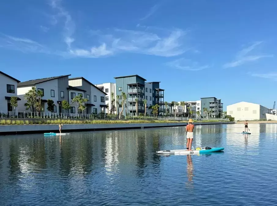 Embark on an Adventure with Sand Rentals' One Hour Paddleboard Rental for Up to Four People with (Up 29% Off) - Primary Image
