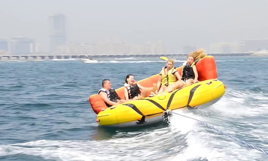 Image 1: Wakeboarding or Banana Boat Ride with Bissalama Yachts