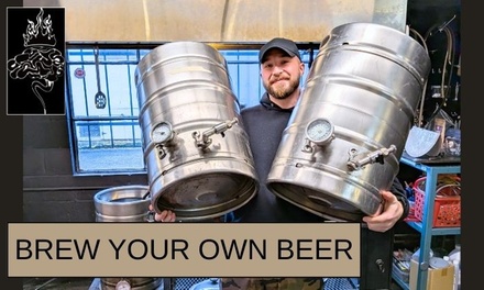 Brew your own keg 5 gallons up to 10 people 3 hours - Firemind Brewing