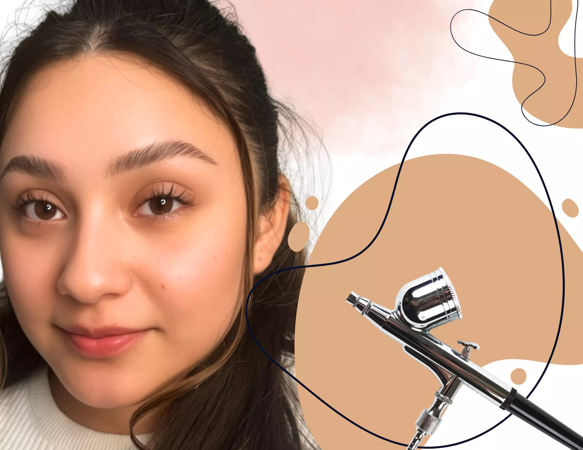 Perfectly Sculpted Brows with Airbrushed Tinting 