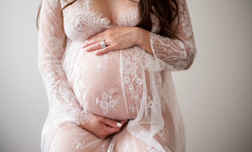 Image 5: Capture the Moment with Fine Art Boudoir and Maternity: Enjoy up to 90% off on In-Studio Boudoir Photoshoots!