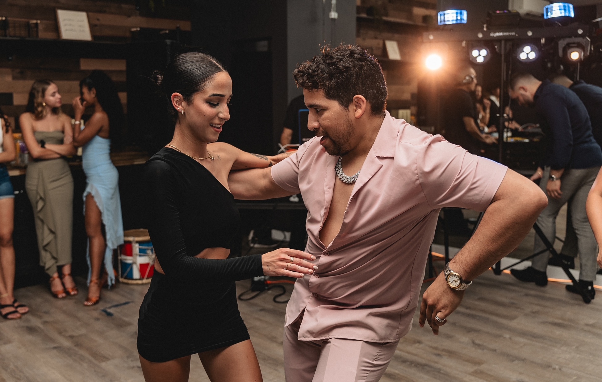 Fun Date Night Dance Class for Two or Four with Live Music and Wine
