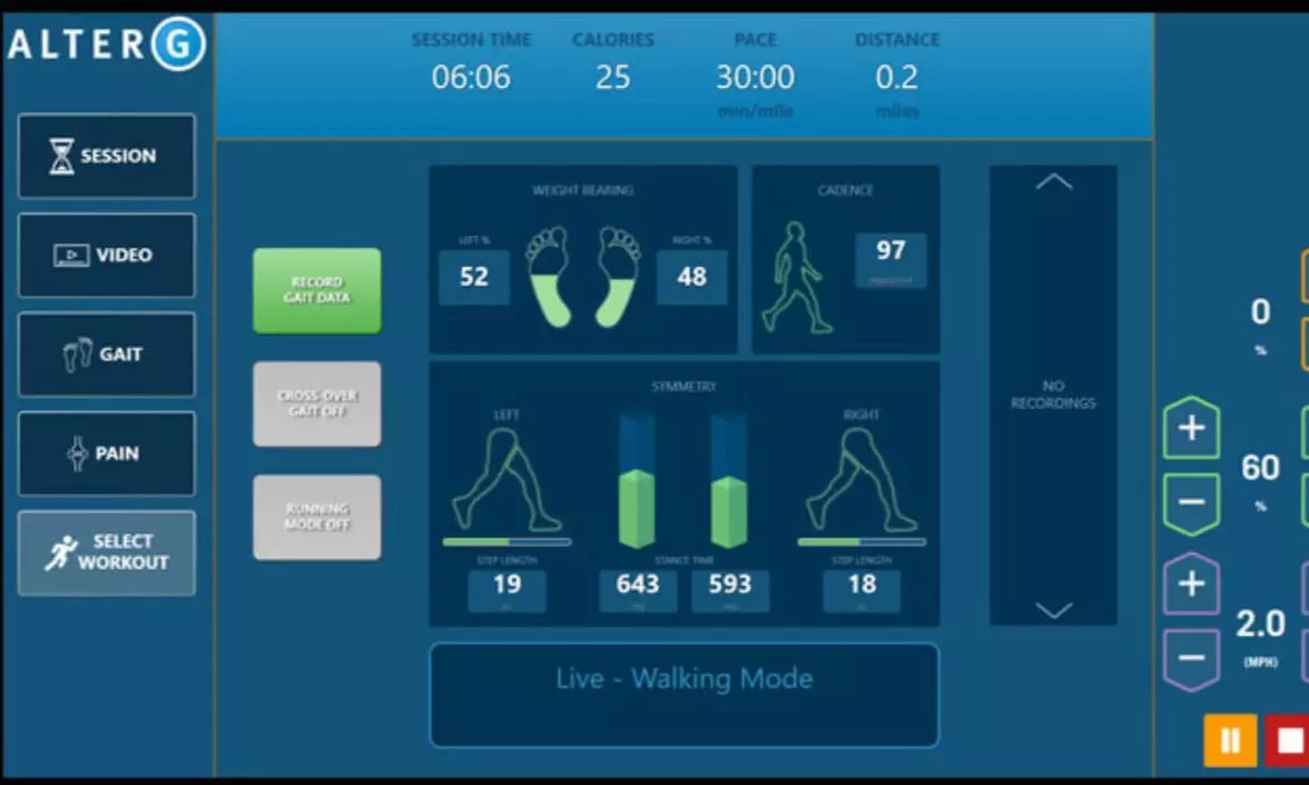 Anti-Gravity Treadmill for Low-Impact, Pain-Free Movement