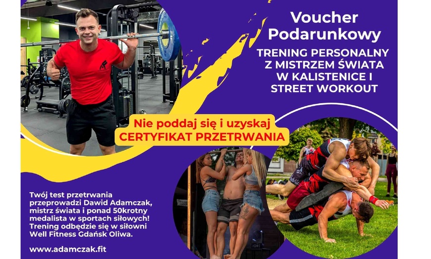 Image 1: Trening personalny z mistrzem świata w kalistenice i street workout