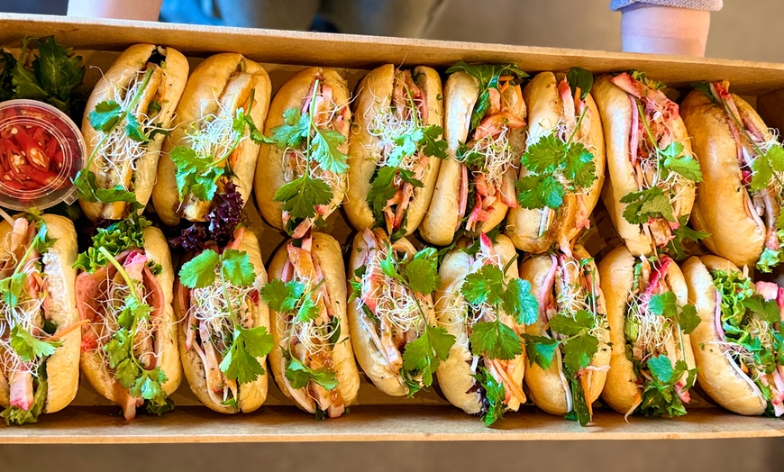 Image 1: Enjoy a Vietnamese Street Food,Banh Mi Unify, Cafe or More 2 or 4