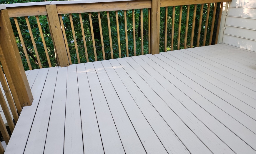 Image 1: Transform Your Deck with a $250, $500, $750 Credit for Resurfacing