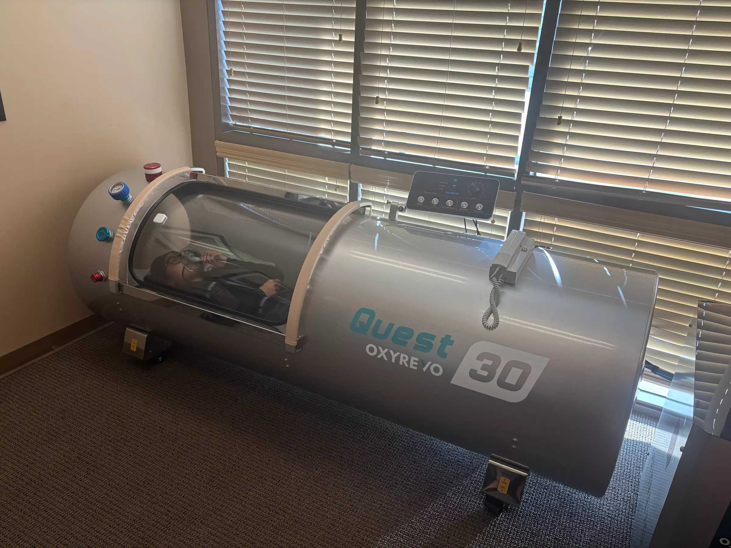 One, Two, or Three Sessions of Hyperbaric Oxygen Therapy