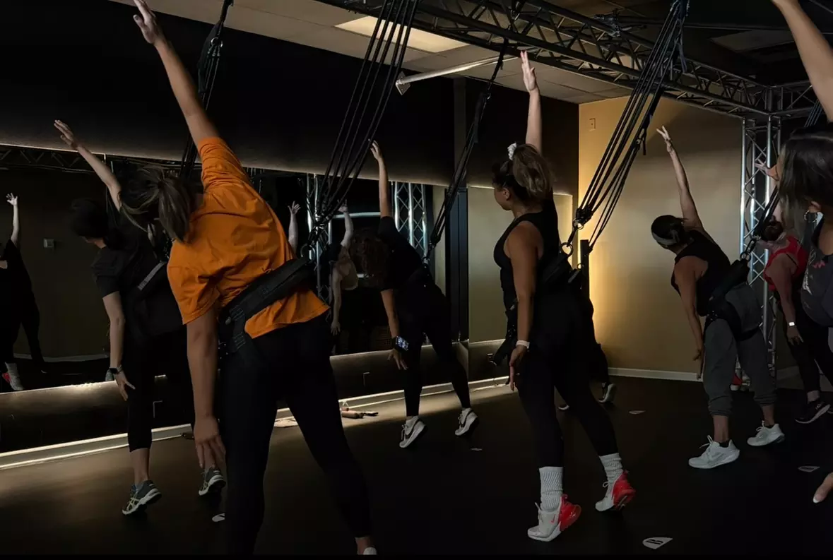 Join Indoor Bungee Fitness Private Party (9 or 18people maximum, ages 16+) @Bunge Fitness Studio(Up to 28% Off) - Second Medium