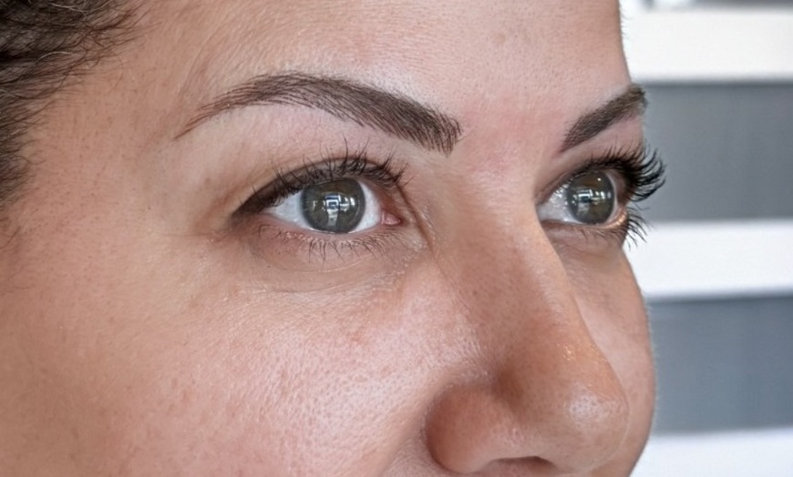 Image 2: Relax with an One Microblading Session with Optional One Touchup