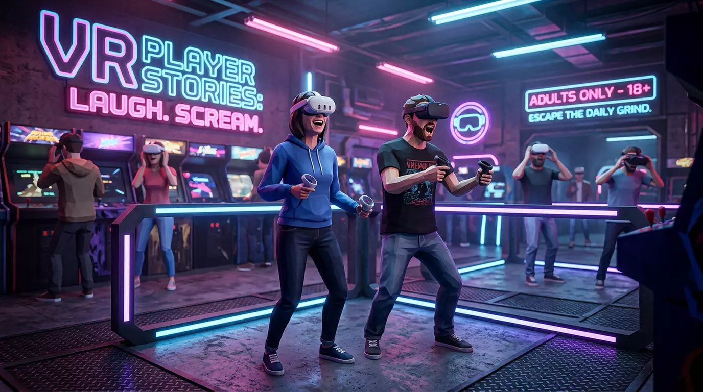 Free-Roam Virtual Reality (VR) Games for One or Two Players