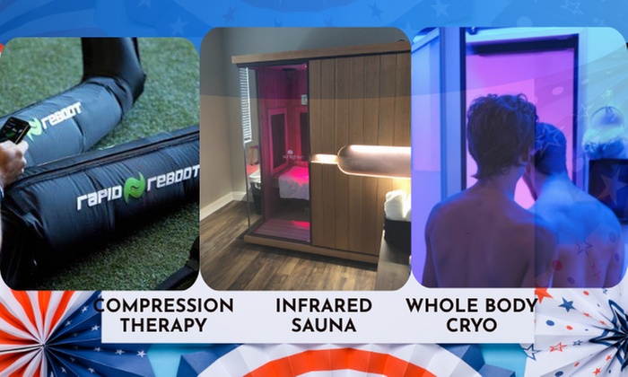 Revitalize with Cryo, Sauna & Compression Therapy Sessions