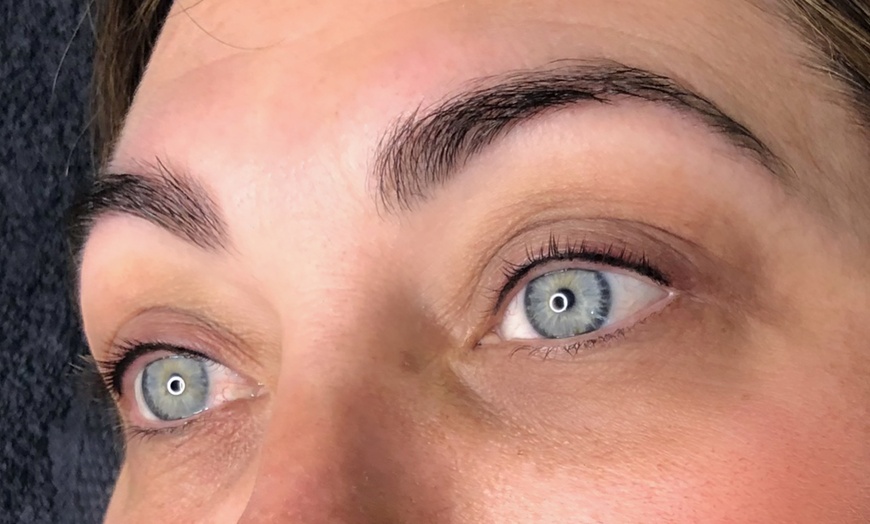 Image 1: Elevate with Eyelash Enhancement Tattoo or Eyebrow Microblading 