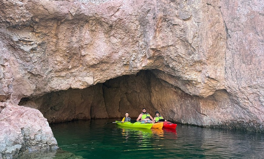 Image 5: Embark on Green Wave NV's Black Canyon Kayak Tour on a Scenic Experience Along the Colorado River(Up to 24% Off)