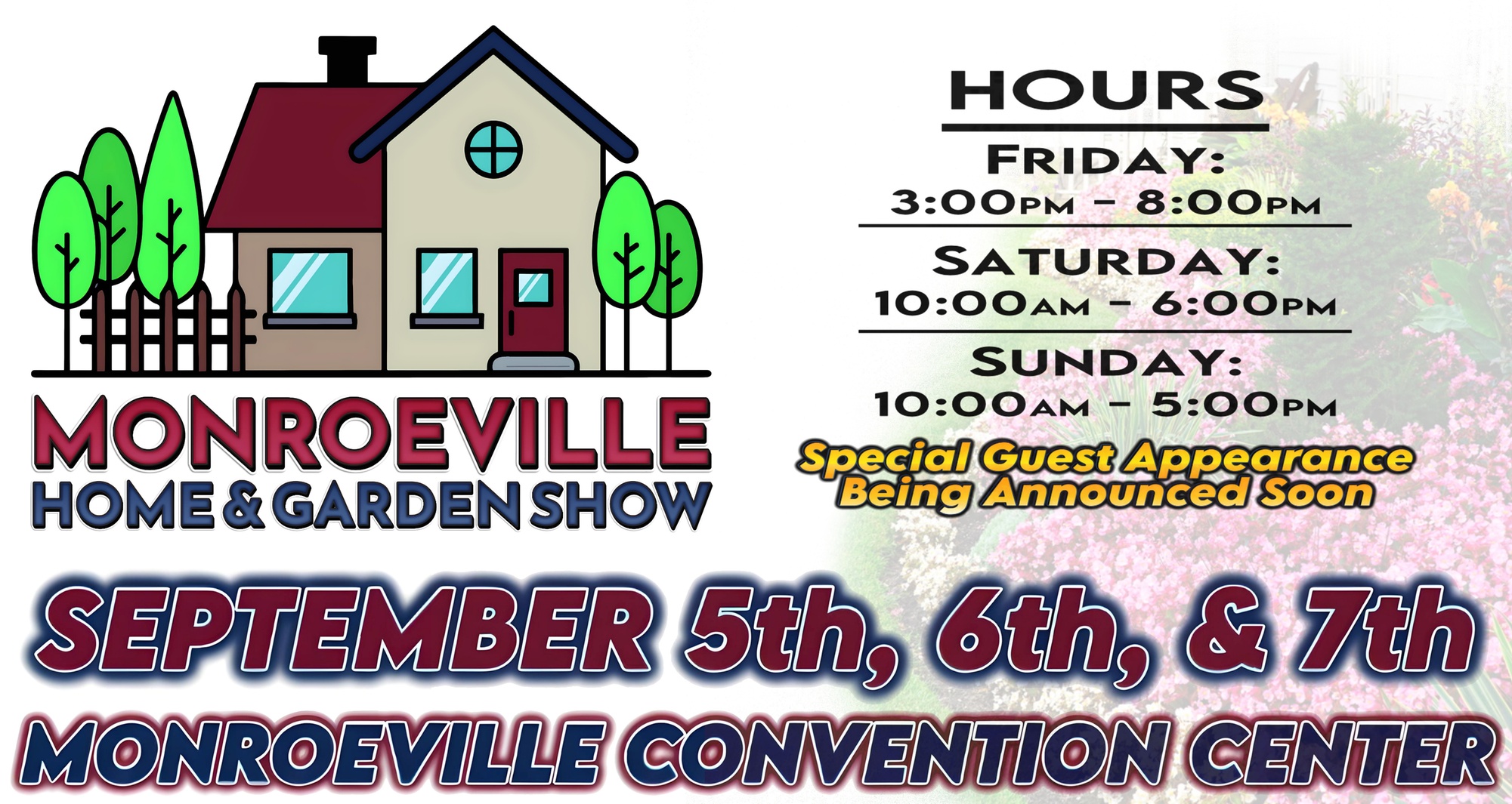 Monroeville Home & Garden Show (Sep 5–7): 3-Day Pass 
