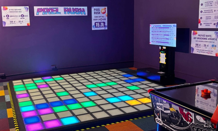 Image 1: Interaktywna gra Pixel Rush dla całej rodziny