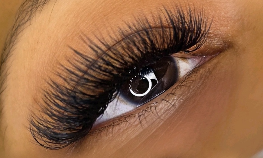 Image 5: Full Set Hybrid Lash Extensions with Perm and Tint for Stunning Eyes