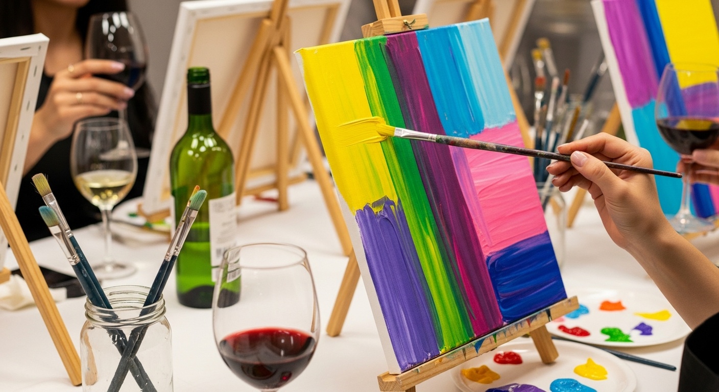 Up to 46% Off on Painting Party at Burn Studio Company