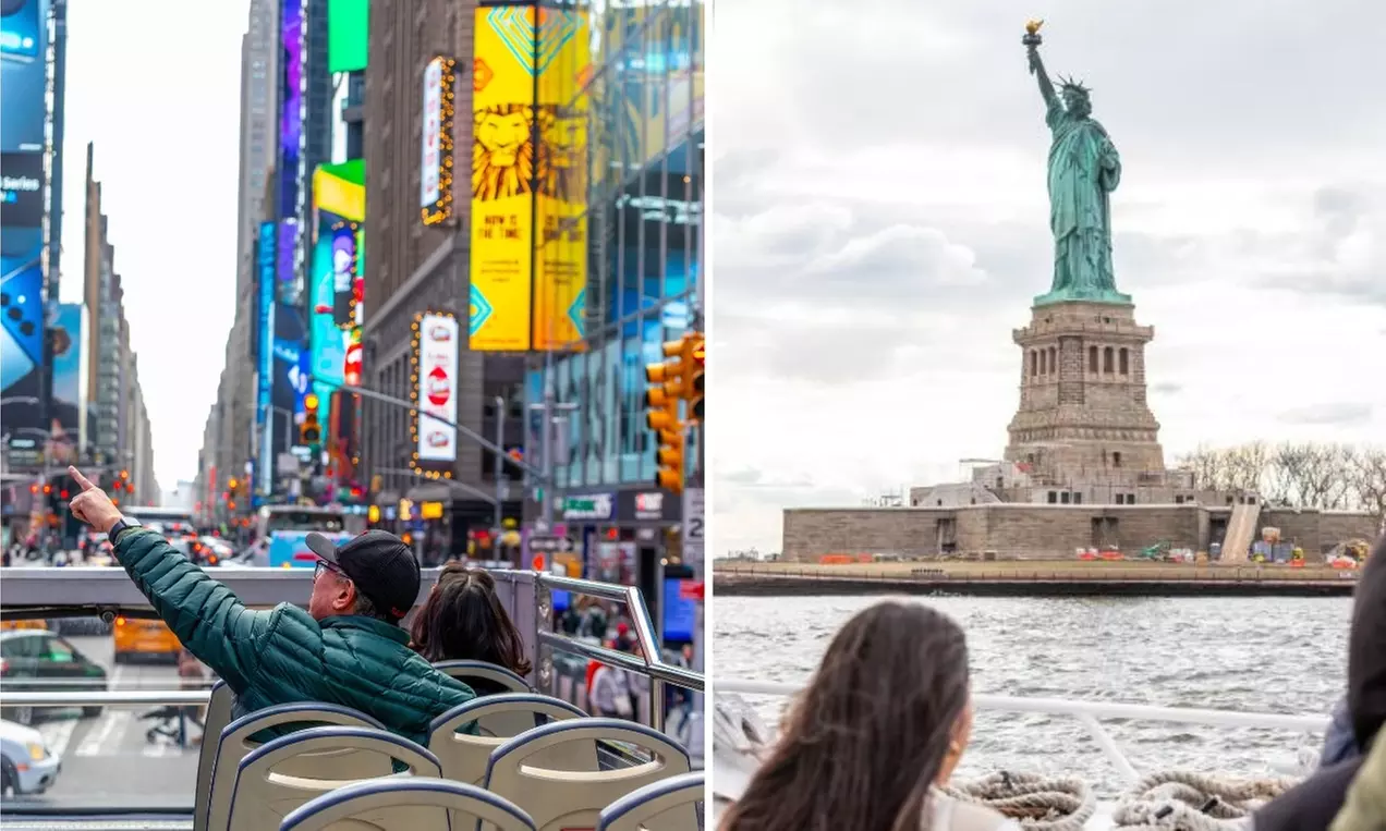New York Iconic Sightseeing Tours w/ Iconic Express Boat and Bus tours