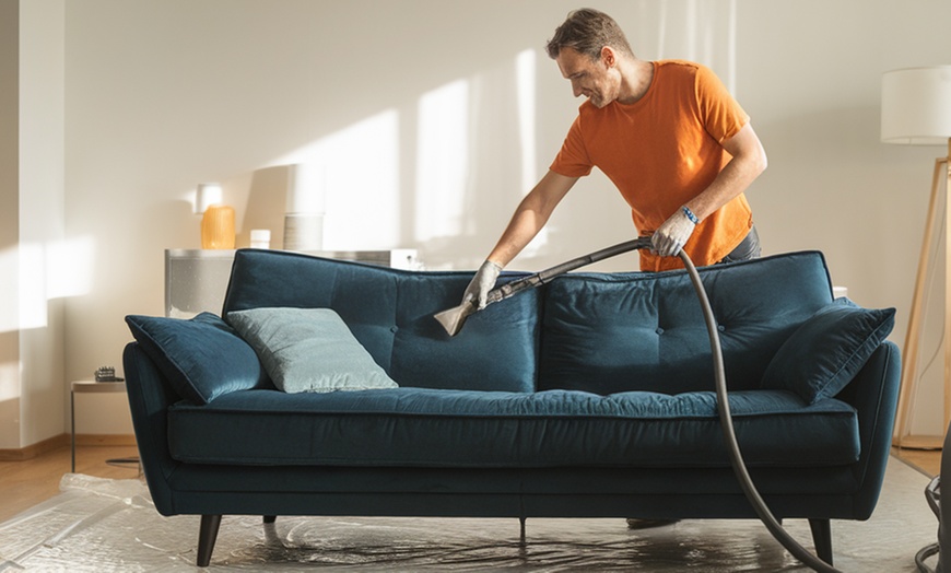 Image 1: Up to 87% Off on Upholstery Cleaning at CouchCare.Pro