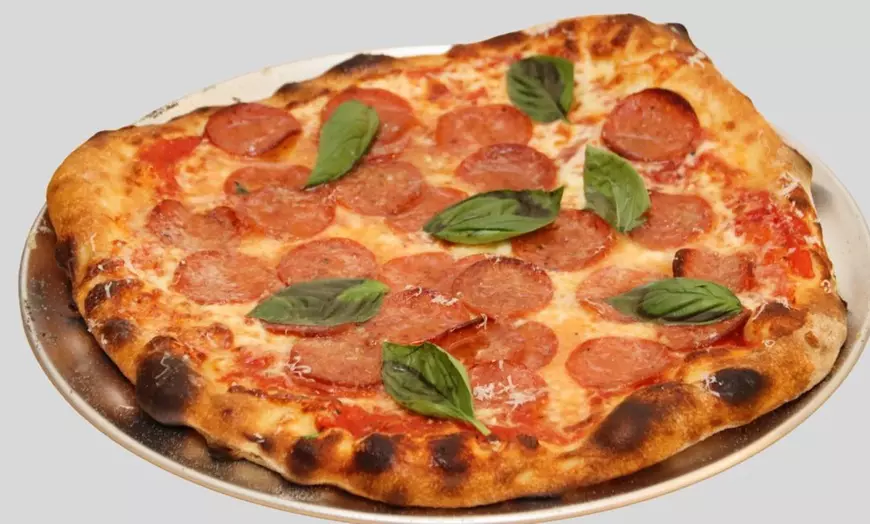 Image 6: Satisfy Your Cravings: Pizza, Cheesy Garlic Bread and Drink