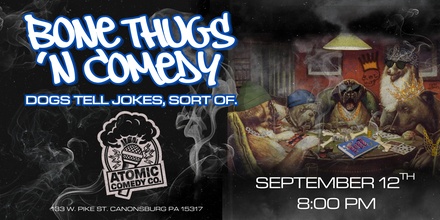 Two Tickets - General Admission on Sep 12 at 8:00 PM - Atomic Comedy Co