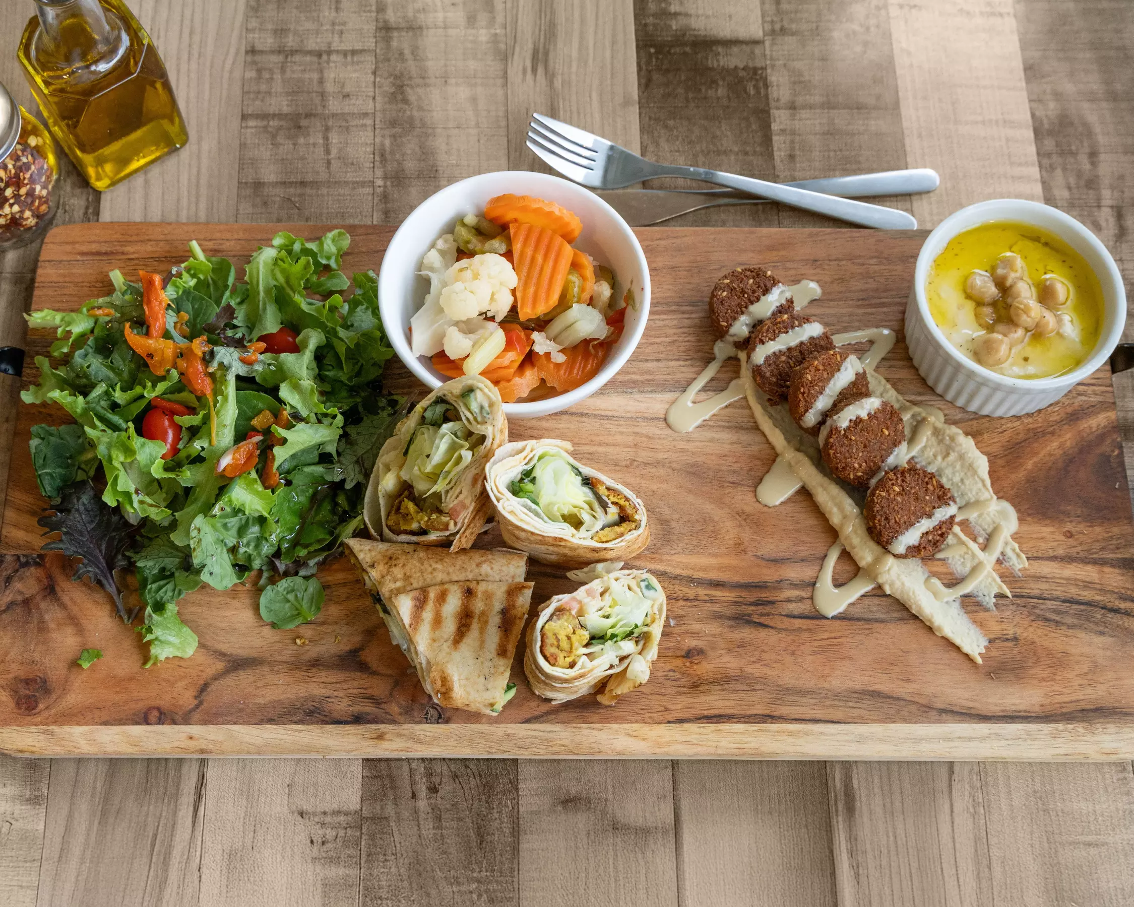 Mediterranean  Delicious Pizza  or Shawarma / Man'oushe Breakfast