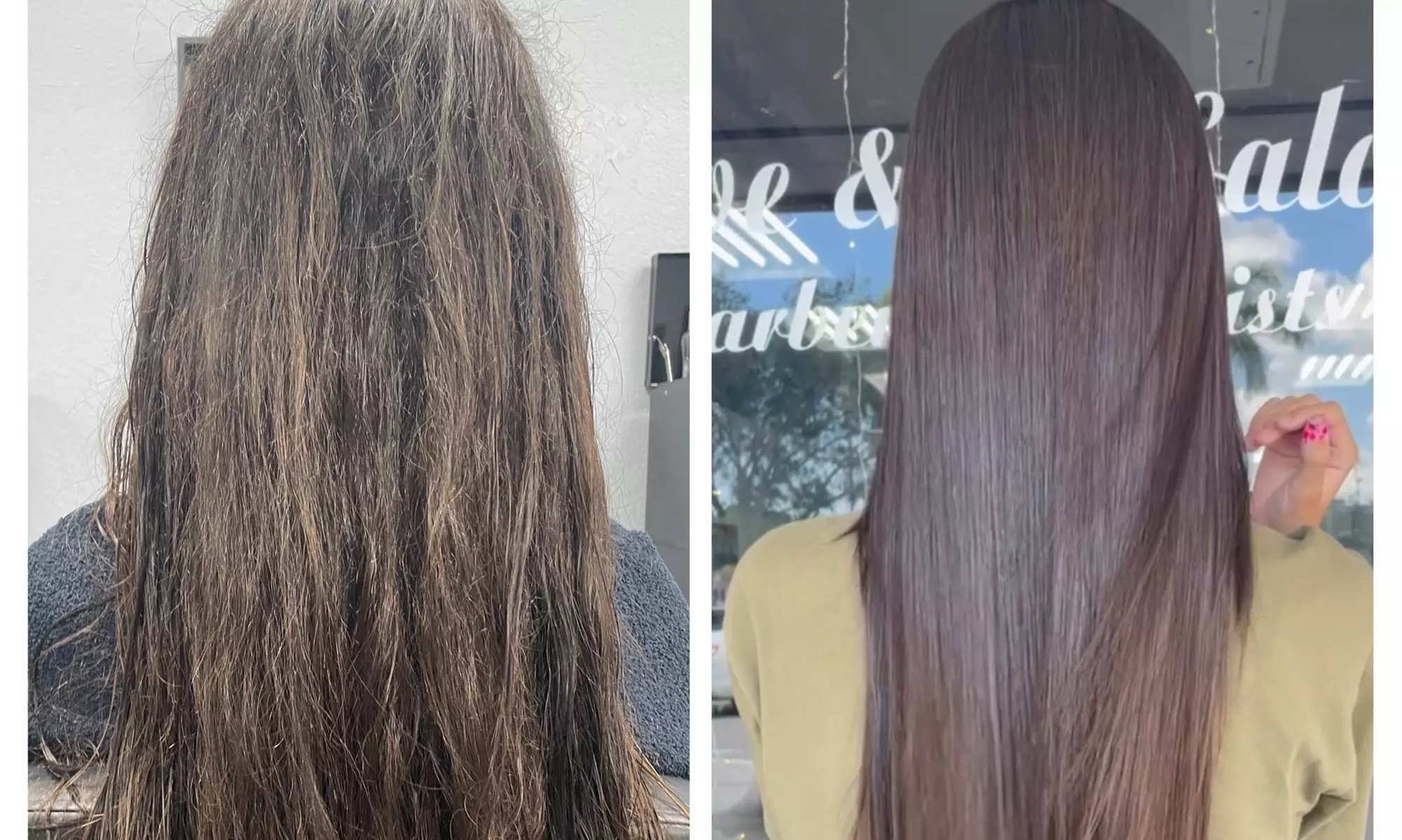 Up to 53% Off on Salon - Brazilian Straightening at Amira's Hair Studio