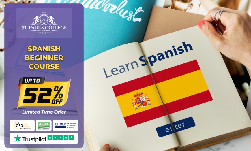 Image 1: Up to 83% Off on Language Course - Spanish at St Pauls College